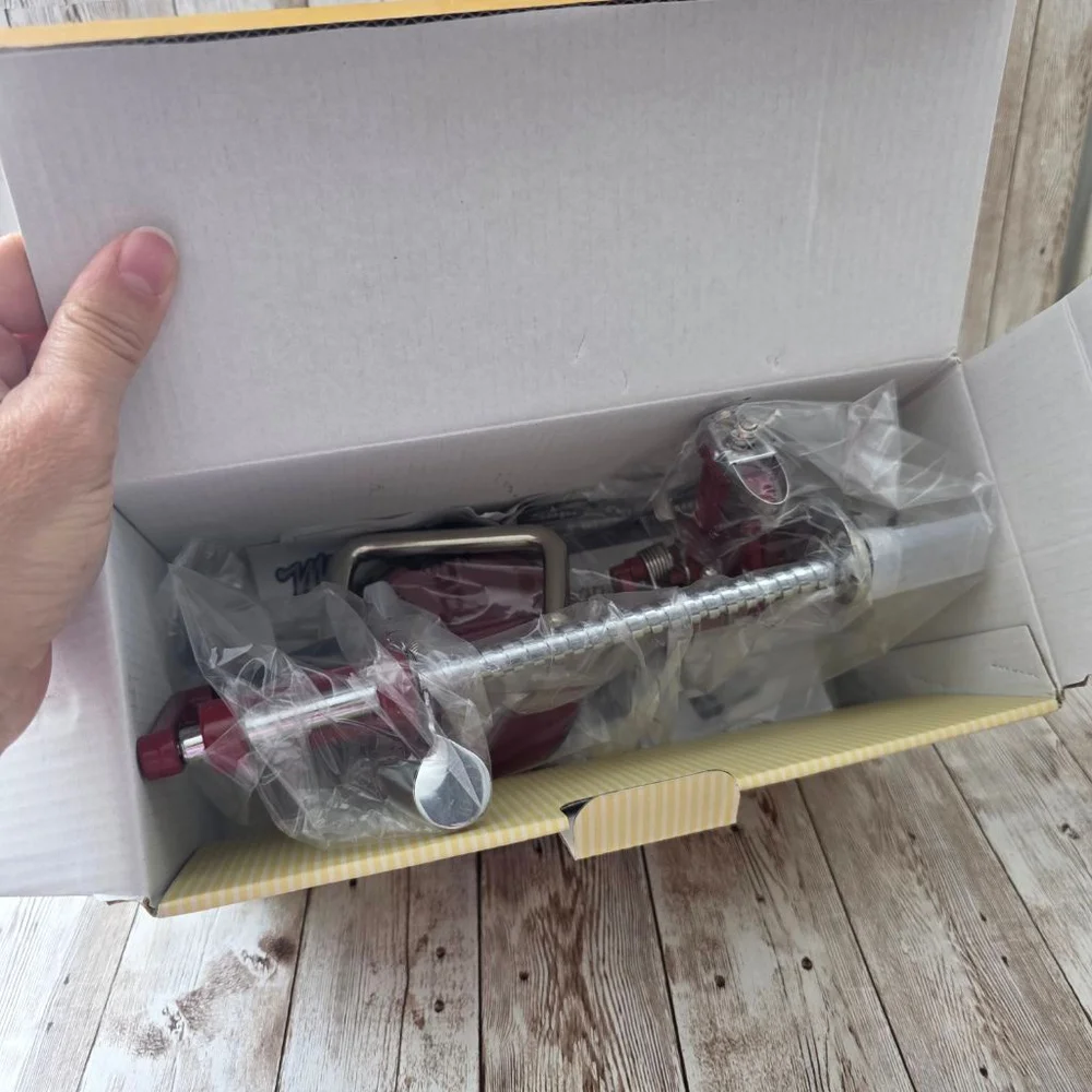Mrs. Anderson's Baking Red Silver Triple-Action Apple Machine